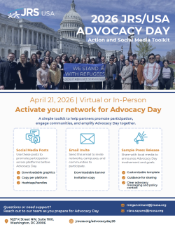 JRS/USA Advocacy Day 2026 | Advocate for Refugees