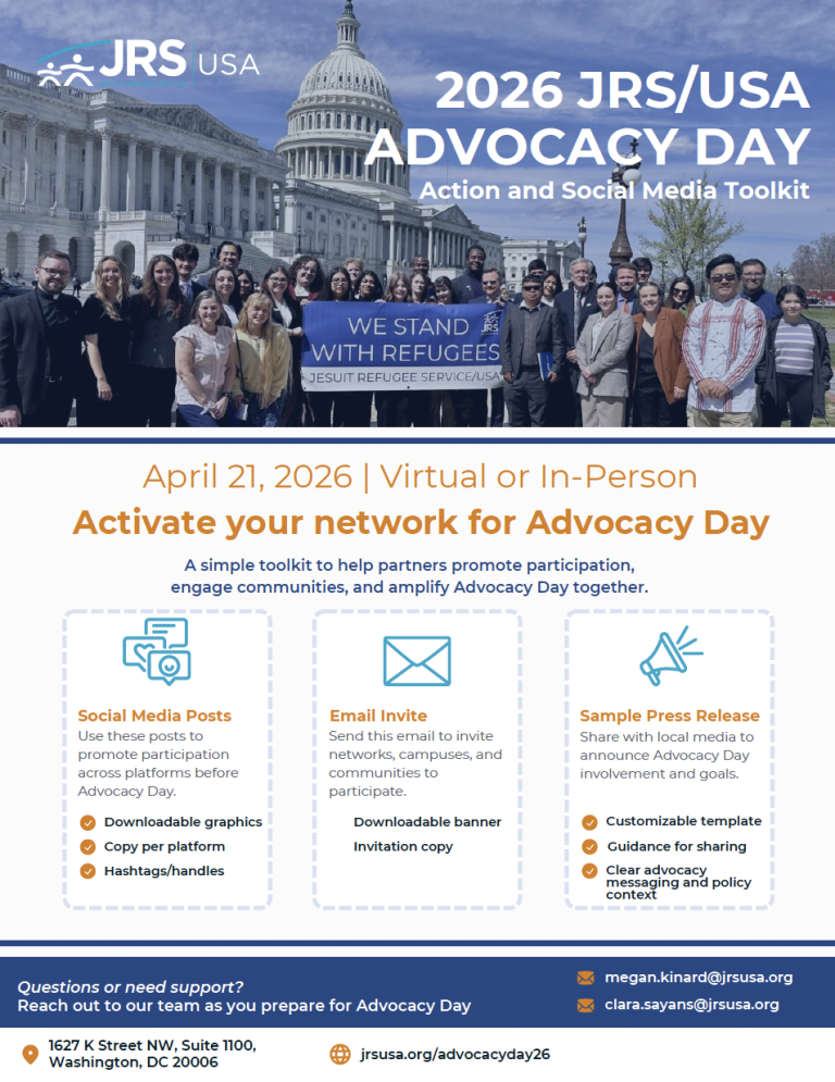 JRS/USA Advocacy Day 2026 | Advocate for Refugees